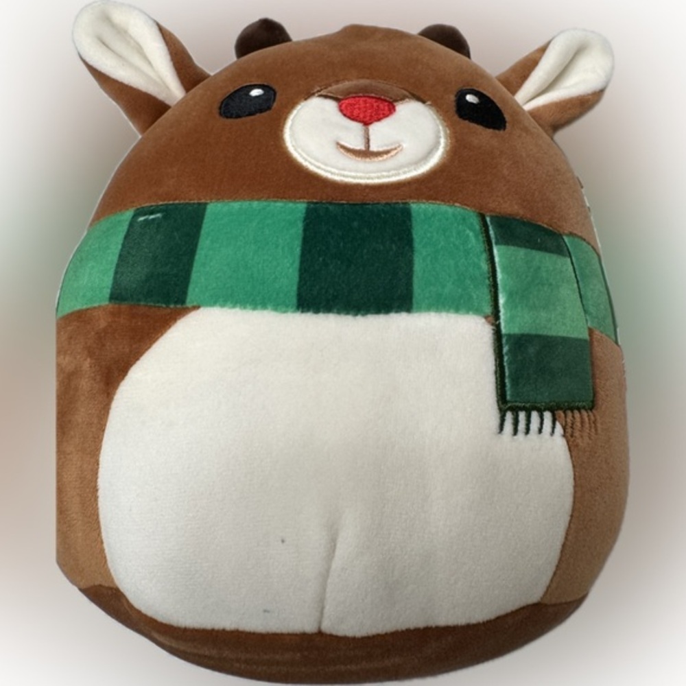 Squishmallow Rudolph the red nose reindeer plush NWT